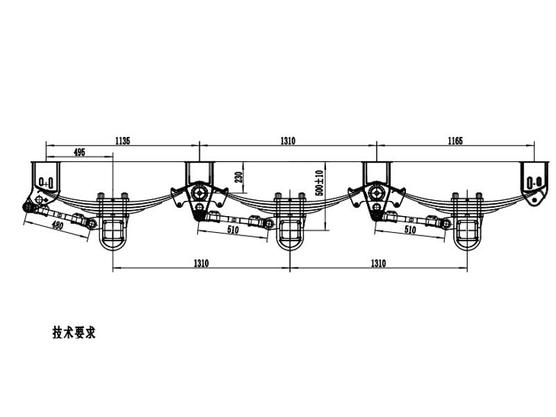 Overland Trailer Suspension Schematic