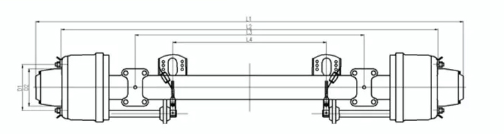 Off Road Trailer Axle Schematic